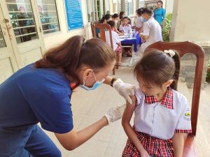 Đồng Nai đồng loạt triển khai chiến dịch tiêm bổ sung vắc xin phòng bệnh sởi