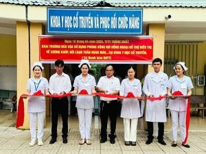 Khai trương đưa vào sử dụng phòng xông hơi kết hợp điều trị y học cổ truyền