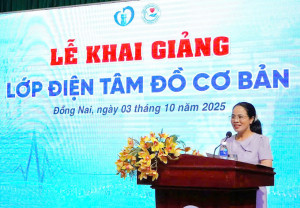 Bệnh viện ĐK Thống Nhất khai giảng lớp Điện tâm đồ cơ bản