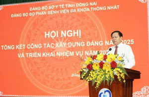 Đảng bộ Bệnh viện Đa khoa Thống Nhất tổng kết công tác năm 2025