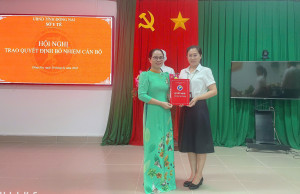 Sở Y tế bổ nhiệm bà Lương Quỳnh Trang giữ chức vụ Trưởng phòng Dân số