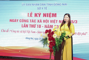 Sở Y tế Đồng Nai kỷ niệm Ngày Công tác xã hội Việt Nam