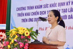 Xã Phú Riềng phát động khám sức khỏe miễn phí, tạo lập Sổ sức khỏe điện tử trên VNeID