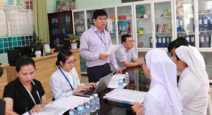 Kiểm tra an toàn thực phẩm tại 2 trường mầm non ở phường...