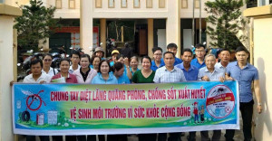 Xã Xuân Hòa ra quân hưởng ứng Ngày cuối tuần phòng, chống...