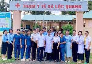 Xã Lộc Quang: Hơn 95% người dân được khám sức khỏe, cập nhật Sổ sức khỏe điện tử