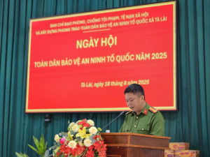 Tà Lài tổ chức Ngày hội toàn dân bảo vệ An ninh Tổ quốc năm 2025