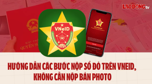 Hướng dẫn các bước nộp sổ đỏ trên VNeID, không cần photo nộp cho xã
