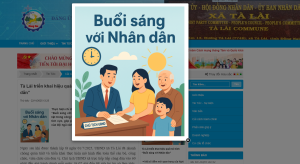 Tà Lài triển khai hiệu quả mô hình “Buổi sáng với Nhân dân”