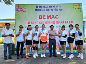 Bế mạc giải bóng chuyền hơi nữ xã Tà Lài lần thứ I năm 2026