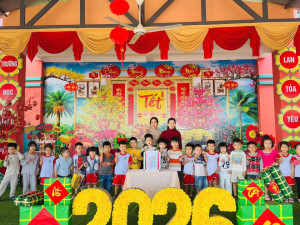 Trường Mầm non Phú Thịnh tổ chức chương trình “Tết yêu thương – chào Xuân Bính Ngọ 2026”