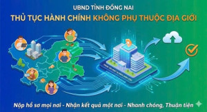 Đồng Nai triển khai thực hiện thủ tục hành chính không phụ thuộc vào địa giới hành chính trên địa bàn tỉnh