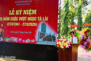 Lễ kỷ niệm 85 năm Cuộc vượt ngục Tà Lài - Tưởng nhớ quá khứ, vun đắp tương lai