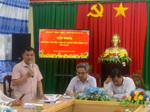 Xã Tà Lài tổ chức họp mặt cán bộ, y bác sĩ, nhân viên Trạm Y tế