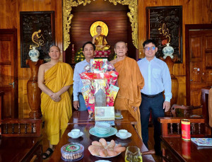 Tà Lài: Tổ chức thăm, chúc mừng các tổ chức, cá nhân Phật giáo nhân dịp lễ Phật đản năm 2026