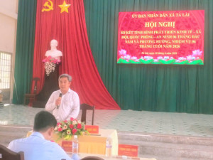 Tà Lài tổ chức Hội nghị sơ kết tình hình phát triển kinh tế - xã hội, quốc phòng - an ninh 6 tháng đầu năm 2026