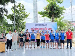 Bế mạc giải bóng chuyền nam Đại hội thể dục thể thao xã lần thứ I năm 2026