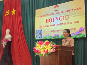 Ủy ban MTTQ Việt Nam xã Tà Lài tổ chức hội nghị lần thứ III,...