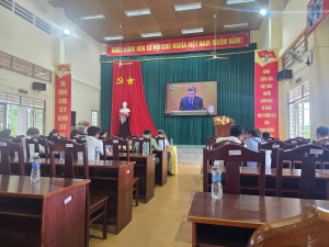 Đảng ủy xã Tà Lài tham dự Hội nghị toàn quốc quán triệt, triển khai thực hiện Nghị quyết số 10-NQ/TW của Bộ Chính trị