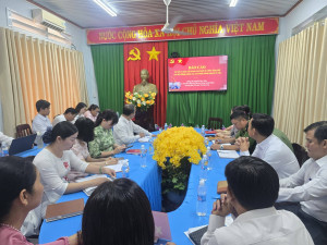Xã Tà Lài tham dự trực tuyến Hội nghị sơ kết 01 năm thực hiện mô hình tổng thể của hệ thống chính trị và mô hình chính quyền 03 cấp.