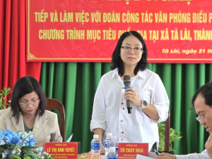 Đoàn công tác Văn phòng Điều phối Trung ương các chương trình mục tiêu quốc gia làm việc tại xã Tà Lài