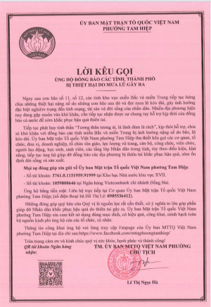 LỜI KÊU GỌI MTTQ