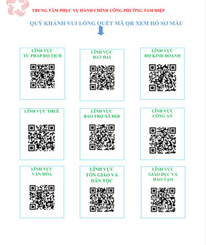 QUÉT MÃ QR XEM HS MẪU TTHCC