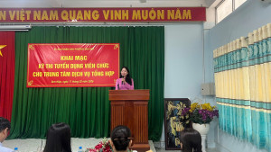 khai mạc thi viên chức