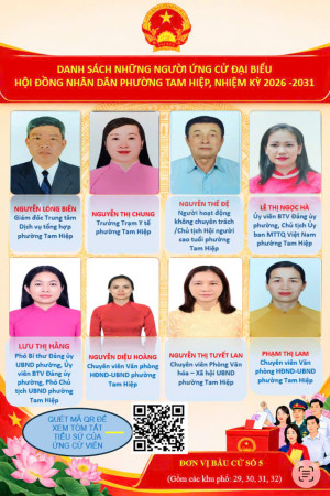 TIỂU SỬ TÓM TẮT CỦA NGƯỜI ỨNG CỬ ĐẠI BIỂU HỘI ĐỒNG NHÂN DÂN...