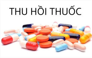 thu hồi thuốc