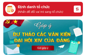 HƯỚNG DẪN THAM GIA GÓP Ý DỰ THẢO VĂN KIỆN ĐẠI HỘI XIV CỦA ĐẢNG TRÊN ỨNG DỤNG VNeID