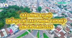 TRANG TRỌNG TỔ CHỨC ĐẠI HỘI THỂ DỤC, THỂ THAO PHƯỜNG TAM HIỆP LẦN THỨ I NĂM 2026