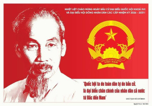 tranh cổ dộng bầu cử