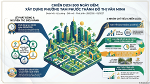 Tam Phước: Quyết tâm bứt phá trong đợt thi đua đặc biệt “500 ngày đêm” xây dựng đô thị văn minh