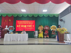 Xã Tân An tổ chức kỳ họp thứ 3 HĐND xã, nhiệm kỳ 2021-2026