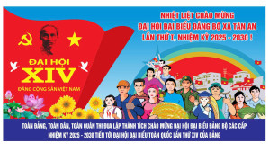 Chào mừng Đại hội đại biểu Đảng bộ xã Tân An lần thứ I, nhiệm kỳ 2025 - 2030