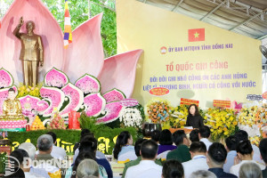 Lễ tưởng niệm, tri ân các anh hùng liệt sĩ tại Đồng Nai