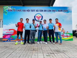 XÃ TÂN AN TỔ CHỨC CÁC MÔN THI ĐẤU TẠI ĐẠI HỘI THỂ DỤC THỂ THAO XÃ TÂN AN LẦN THỨ I NĂM 2026