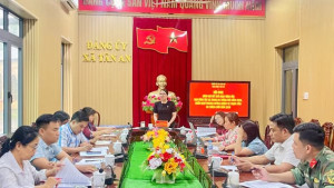 BAN CÔNG TÁC 35 ĐẢNG ỦY XÃ TÂN AN HỌP ĐÁNH GIÁ KẾT QUẢ HOẠT...
