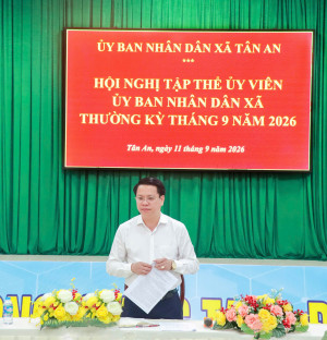 HỘI NGHỊ TẬP THỂ ỦY VIÊN ỦY BAN NHÂN DÂN XÃ THƯỜNG KỲ THÁNG...