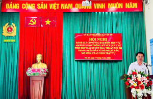 HỘI NGHỊ ĐÁNH GIÁ CÔNG TÁC BẢO ĐẢM TTATGT, KÝ KẾT QUY CHẾ...