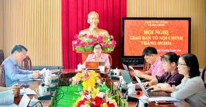 XÃ TÂN AN HỌP TỔ NỘI CHÍNH ĐÁNH GIÁ KẾT QUẢ QUÝ III, TRIỂN...