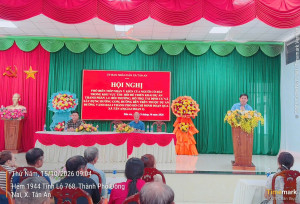 XÃ TÂN AN TỔ CHỨC HỘI NGHỊ PHỔ BIẾN, TIẾP NHẬN Ý KIẾN NGƯỜI...