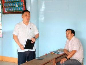 CHỦ TỊCH UBND XÃ TÂN HƯNG TIẾP XÚC CỬ TRI ẤP SÓC QUẢ SAU KỲ HỌP THỨ I, HĐND XÃ NHIỆM KỲ 2021–2026