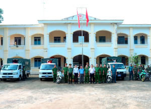 CÔNG AN XÃ TÂN HƯNG RA QUÂN CAO ĐIỂM TẤN CÔNG, TRẤN ÁP TỘI PHẠM