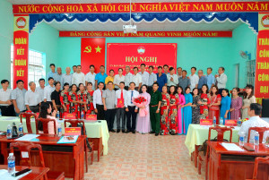 ỦY BAN MTTQ VIỆT NAM XÃ TÂN HƯNG TỔ CHỨC HỘI NGHỊ LẦN THỨ NHẤT, NHIỆM KỲ 2024 – 2029