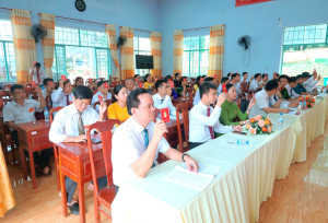 TÂN HƯNG: ĐẠI HỘI ĐẢNG BỘ UBND XÃ LẦN THỨ I, NHIỆM KỲ...