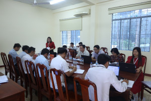 ĐOÀN KIỂM TRA CỦA TỈNH LÀM VIỆC TẠI XÃ TÂN HƯNG VỀ CẢI CÁCH HÀNH CHÍNH