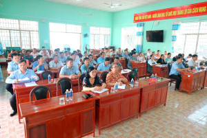 TÂN HƯNG TỔ CHỨC TẬP HUẤN NGHIỆP VỤ CÔNG TÁC KIỂM TRA, GIÁM SÁT ĐẢNG NĂM 2025