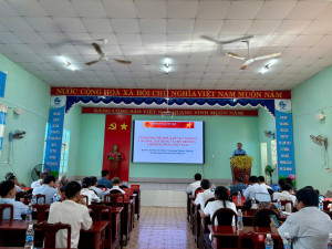 XÃ TÂN HƯNG TRIỂN KHAI HỌC TẬP NGHỊ QUYẾT ĐẠI HỘI ĐẢNG BỘ XÃ LẦN THỨ I, NHIỆM KỲ 2025 - 2030 VÀ THÔNG TIN THỜI SỰ QUÝ III/2025